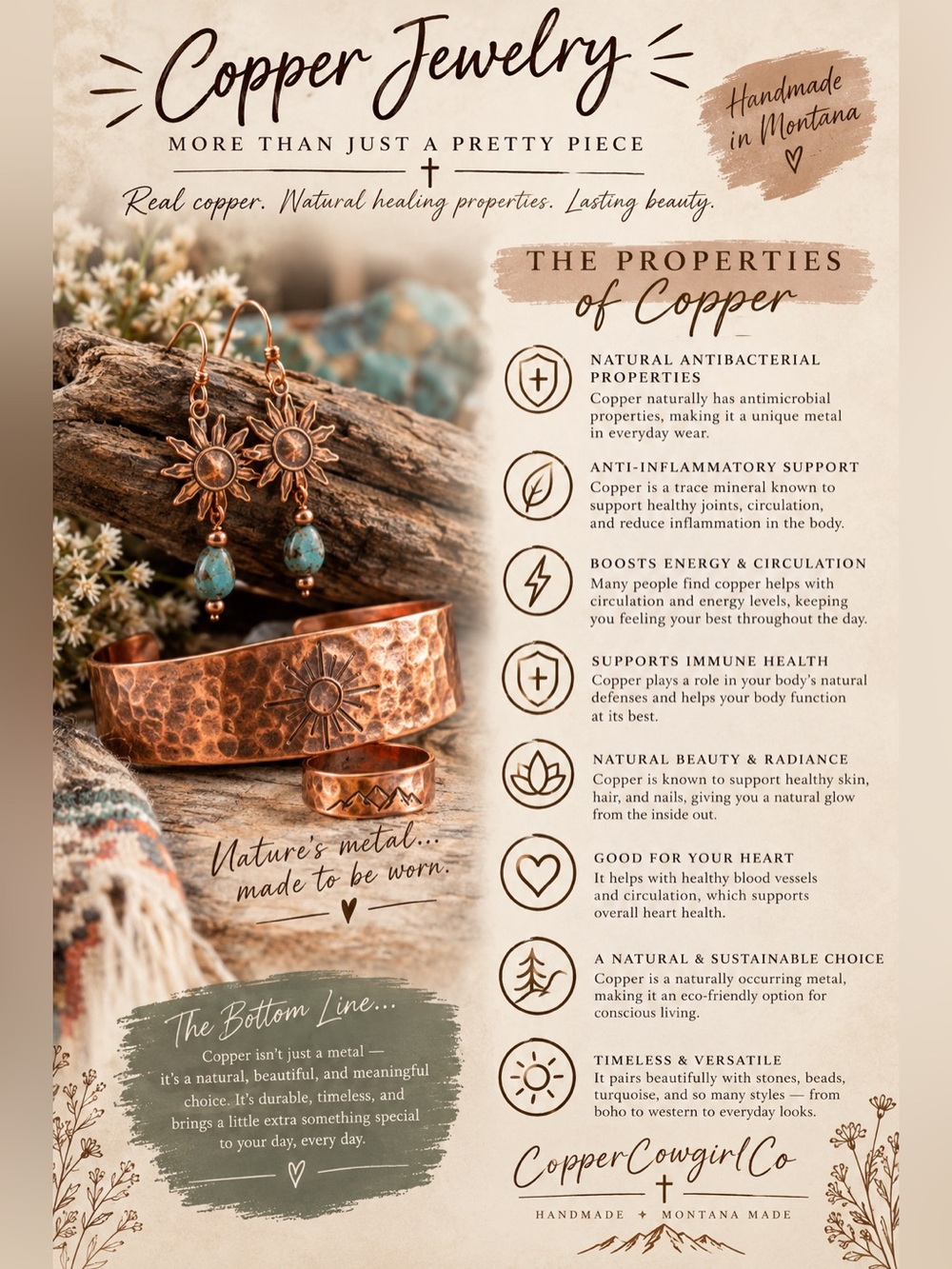 Copper Benefits Information 🤎